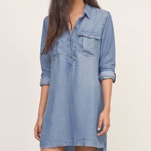 Abercrombie & Fitch Chambray Shirt Dress
